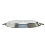 Garcima 16-inch Stainless Flat Bottom Paella Pan, 40cm