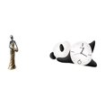 thumbnail image 1 of Figura de mujer africana, estatua de resina, adorno, dama tribal africana, reloj de pared artesanal, reloj de pared decorativo de panda, ideal para re, 1 of 8
