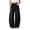 Barrel Jeans Women Black, variant on QIUOMBBP Wide Leg Jeans Woman Stretchy High Waisted Pull On Jean Pants Baggy Straight Leg Casual Denim Trousers with Pockets Dark Blue M
