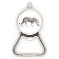 thumbnail image 1 of Cheetah Brown animal Acero inoxidable Metal cerveza tapa sacacorchos, 1 of 3