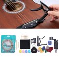 thumbnail image 1 of FAGINEY Instruments à Cordes Guitare Électrique Accessoires Kit Cordes Pics Capo Doigt Tuner Lit Restring Tool Set Guitare pour, 1 of 8