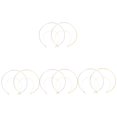 thumbnail image 4 of 8 pcs  Wedding Bridal Headbands Tiara Crowns Double Ring Hair Hoops Bride Headdress For Wedding Banquet Party ( Golden, Silver ), 4 of 8