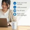 thumbnail image 3 of Lasko Ultrasonic Cool Mist Personal Humidifier 0.4L Home Vaporizer, White, 3 of 12