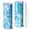 White-1, variant on 20oz Stainless Steel Skinny Tumbler with Telescopic Straw, Vacuum Insulated Slim Travel Cup, 360° Full Wrap Printed, Fluid Smoke Aurora Art Style
