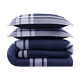 thumbnail image 3 of Serta Simply Clean Scott Plaid 3-Piece Comforter Set, King, 3 of 5