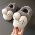 thumbnail image 3 of MKHSQHDG Toddler Boy Slippers Size 10 Bedroom Slippers for Kids Cotton Slippers Girls Boys Slippers Memory Foam Comfy House Slippers Winter Warm Indoor Shoes Boy Slippers Size 11C 9-9.5 Years, 3 of 5
