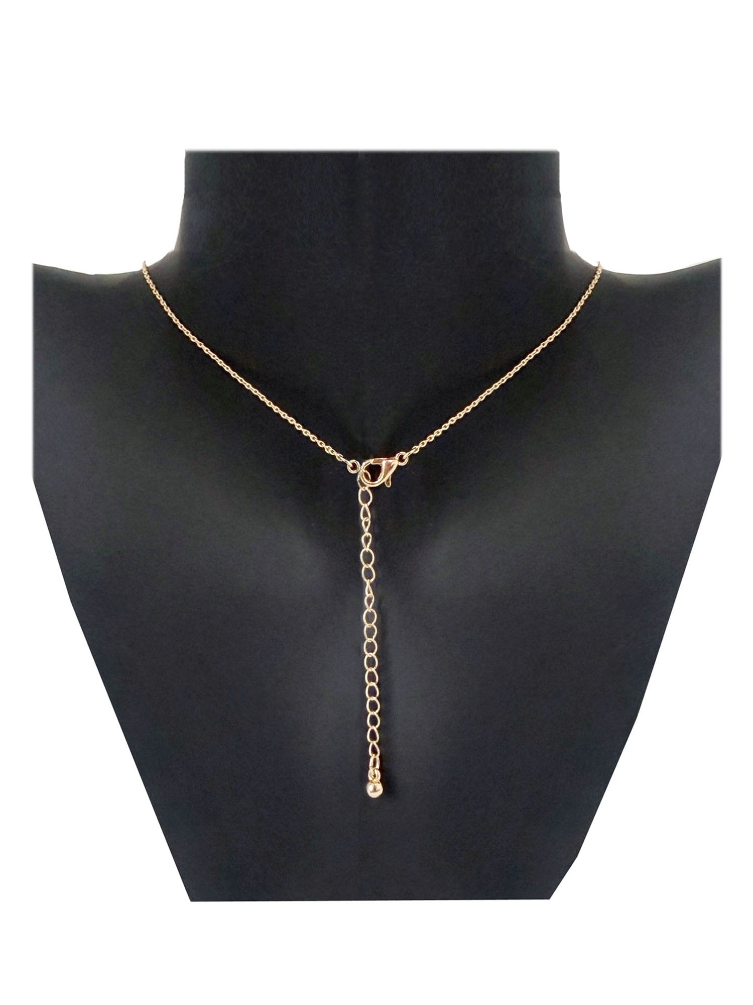No Boundaries Women’s Initial K Pave Stones Necklace