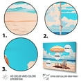 thumbnail image 3 of Designart "Dreamy Beach Chairs I" Nautical & Beach Floater Framed Canvas Art Print, 3 of 7