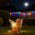 thumbnail image 5 of Light up Fairy Wings for Dogs, Pet Glowing Wings Costume with LED Lights, Christmas Cosplay Puppy for Medium Large Dog, Parade Photo Props, Dress Your Dogs Like Butterfly, 5 of 7