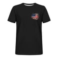 thumbnail image 5 of Vetsdori Fourth of July Tshirts for men Summer Red White and Blue Pullover American Flag Short Sleeve Outdoor,Independence Day Mens Tops Patriotic, 5 of 6