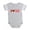 Heather Gray, variant on CafePress - I Love Fruitcake - Cute Infant Baby Football Bodysuit