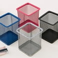 thumbnail image 6 of SPRING PARK Desk Organizer Metal Mesh Design Pen Pencil Eraser Holder Container Tray, 6 of 7