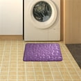 thumbnail image 2 of Sentmoon Bathroom Floor Mat Washable Bath Mat Embossed Pebbl Floor Mat Bathroom Toilet Two-piece Set Foot Mat Absorbent Carpet, 2 of 2