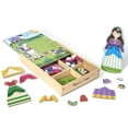 thumbnail image 4 of Melissa & Doug Princess & Horse Magnetic Dress-Up Wooden Dolls Pretend Play Set (35 pcs), 4 of 9