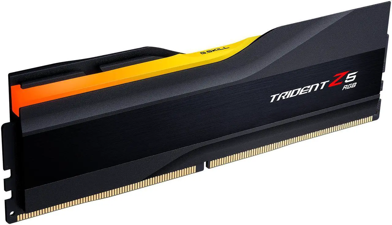 G.SKILL Trident Z5 RGB Series 64GB 288-Pin PC RAM DDR5 6000 (PC5 48000) Desktop Memory Model F5-6000J3444F64GX1-TZ5RK