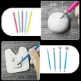 thumbnail image 5 of Air Dry Clay Glaze & 29pcs Pottery Tool Kit, 3.4 fl oz, Gloss Varnish for Scratch-Resistant Finish, Carving, Molding & Shaping Crafts, 5 of 8