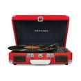 thumbnail image 2 of Crosley Cruiser Deluxe Portable 3 Speed Bluetooth Record Player Turntable, Red, 2 of 6