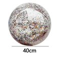 thumbnail image 2 of Inflatable Beach Balls,5 Pack,glitter Pool Ball Floatable Balls, 2 of 5