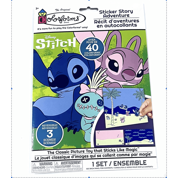 Disney Stitch Sticker Story with over 40 stickers