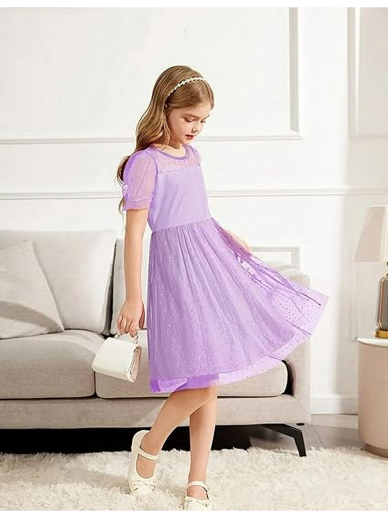 strapless open back dress Short A-Line Lilac Homecoming Dress with Puff Sleeves Lilac / XLarge