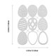 thumbnail image 2 of TEHAUX Stencil Metálico Plata Para Cortar Diseños Para Tarjetas Y Álbumes Creativos, 2 of 7