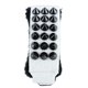 thumbnail image 5 of Silenciador de cuerdas para guitarra, de algodón puro, para diapasón de guitarra, bajo eléctrico, color blanco (18 cm/7,1 pulgadas), 5 of 14