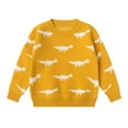 thumbnail image 2 of Godderr Kids Toddler Knit Sweaters for Boys Pullover Sweaters Undershirt Fall Crew Neck Sweater Kids Dinosaur Printing Leisure Knit Sweaters, 2 of 5