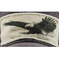 thumbnail image 3 of Dark Gray American Eagle Vintage Distressed Washed Baseball Cap Dad hat, 3 of 5