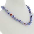 thumbnail image 4 of GlassOfVenice Murano Glass Mosaic Necklace - Periwinkle, 4 of 8
