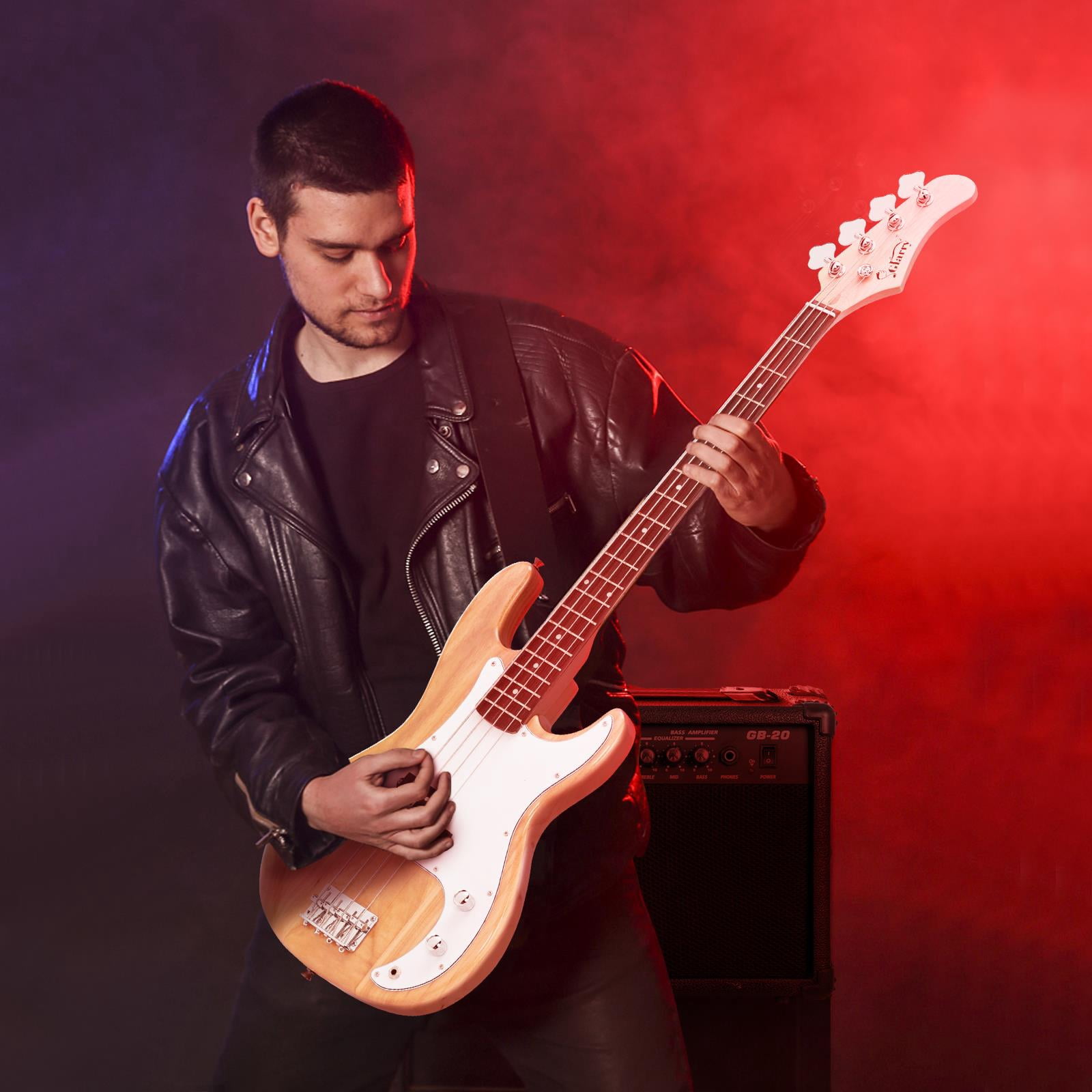 Zimtown 45" Full Size Electric Guitar Includes Bass, Amp, Connecting Wire and Spanner Tool, 3-Color