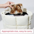 thumbnail image 6 of Butterfly Velvet Portable Storage Box with Removable Compartment: Display Case, Jewelry Box, and Jewelry Stand - Gift, 6 of 7