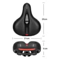thumbnail image 3 of Bike Seat,breathable Mountain Bike Seat, Suitable For Mountain Bike,red, 3 of 5