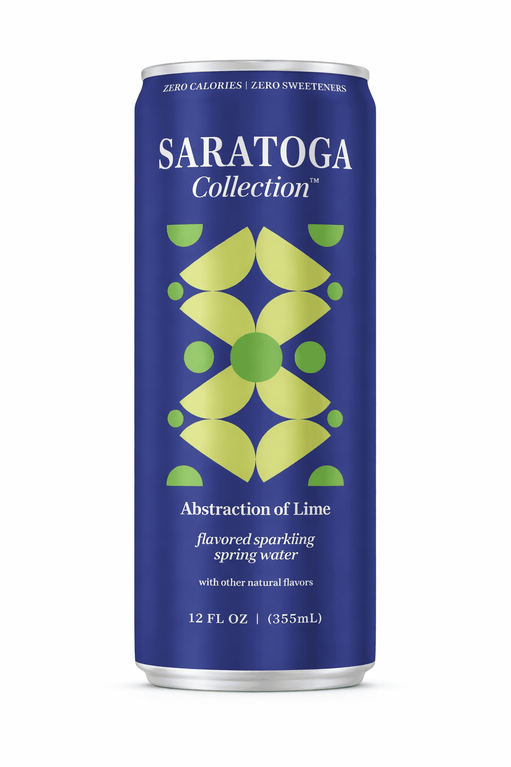 (2 pack) Saratoga Collection Sparkling Spring Water 4 Pack Variety, 12 oz Cans