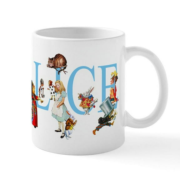 CafePress - ALICE & FRIENDS Mug - 11 oz Ceramic Mug - Novelty Coffee Tea Cup