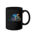 thumbnail image 1 of Colorful Biker Silhouettes. Mug Unisex's -Image by Shutterstock, 1 of 4
