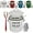 White, variant on 46 Oz Bacon Grease Container with Strainer and Food-Grade Silicone Spatula, Vintage Kitchen Enamel Oil Can for Cooking Frying, Baking, Fat Storage Recycling Jar, Stovetop Grease Storage Pot