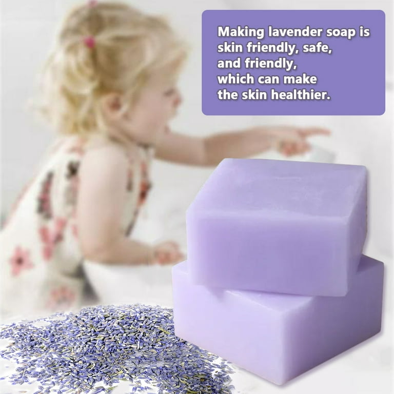 Dried Lavender Flowers - for Soap Making - Edible Lavender for Drinks &  Teas - for DIY Salve or to Make Lavender Sachets, Bath Salts (4 oz)