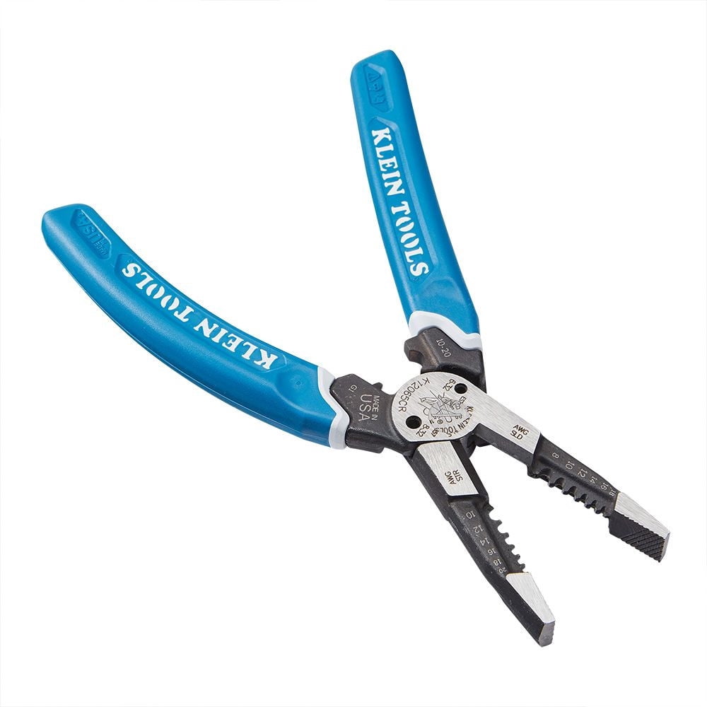 Klein Tools Klein-Kurve Heavy-Duty Wire Stripper/cutter/crimper Multi Tool 8-20 Awg