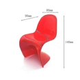 thumbnail image 2 of Plastic Crystal Dining Chairs, Dollhouse, Casual Home Chair Model -hk814, 2 of 3