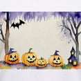 thumbnail image 3 of CafePress - Watercolor Halloween Night Women's V Neck T Shirt - Womens Cotton V-Neck T-shirt, 3 of 4