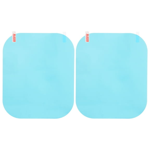 HOMEMAXS  2 Sheets Car Protector Mirror Film Anti-fog Interior Rear View for Automotive