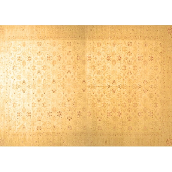 Ahgly Company Indoor Rectangle Oriental Brown Traditional Area Rugs, 6' x 9'