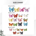thumbnail image 2 of 24 Pcs Butterfly Wall Decor,3D Butterflies Stickers,Plastic Artificial Magnetic Butterfly Decor,Butterfly Wall Decals,Realistic Plastic Butterfly Wall Stickers,Removable Home Decor,Mixed 24 PCS, 2 of 8