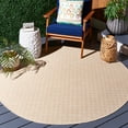 thumbnail image 6 of SAFAVIEH Hampton Ali Diamond Indoor/Outdoor Area Rug, Yellow, 6'5" x 6'5" Square, 6 of 9