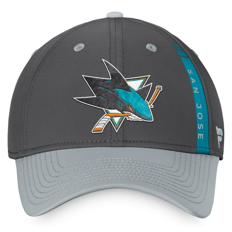 Men's Fanatics Branded Charcoal/Gray San Jose Sharks Authentic Pro Home Ice  Flex Hat