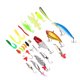 thumbnail image 5 of Juego de aparejos de pesca, cebos blandos y duros, Kit de aparejos, Minnow Popper, manivela, ranas, anzuelos para pesca de lubina y trucha, 5 of 10