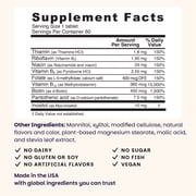EZ Melts Dissolvable B-Complex - Vitamin B Complex - Provides Energy Metabolism & Heart Health Support - With Methylated B12 & Folate - Non-GMO & Vegan - Strawberry Swirl - 60 Tablets (60 Servings)