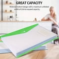 thumbnail image 4 of CNKOO Plastic File Folders with Label Pockets - US Letter & A4 Size Clear Document Envelopes  Assorted Color Poly Organizers for Office School Supplies, 4 of 6