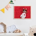 thumbnail image 7 of FREEAMG Dog Red Flower Petals Rose 1000 Piece Jigsaw Puzzle, Wall Artwork Puzzle Games for Adults Teens 29.5" L X 19.7" W, 7 of 7