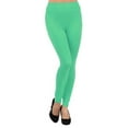 thumbnail image 4 of Women Fleece Lined Leggings Sports Gym Yoga Pants - (Mint), 4 of 5